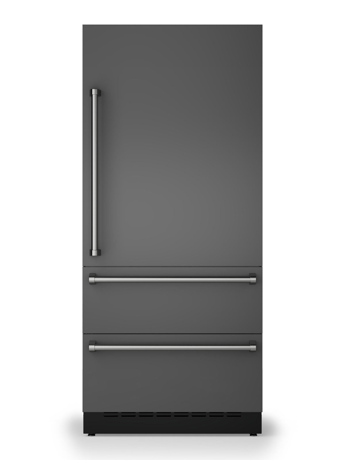 36"W. Integrated Bottom Freezer Door Panel Right Hinge - Damascus Gray
