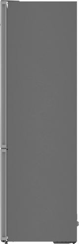 800 Series Free-standing fridge-freezer with freezer at bottom, glass door 24" White, Total No Frost