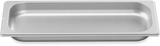 Unperforated steam oven pan - for cooking food in gravy, stock, water (e.g. rice, pasta).