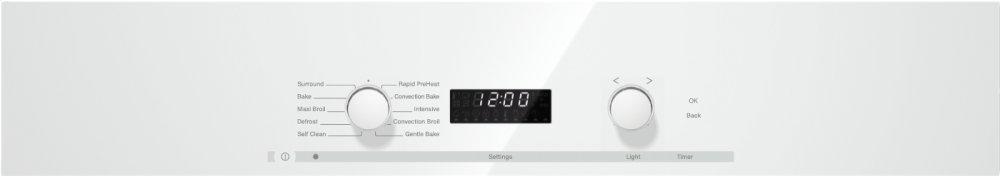 H 6280 BP - 30 Inch Convection Oven with Self Clean for easy cleaning.