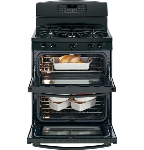 GE® 30" Free-Standing Gas Double Oven Range with Convection