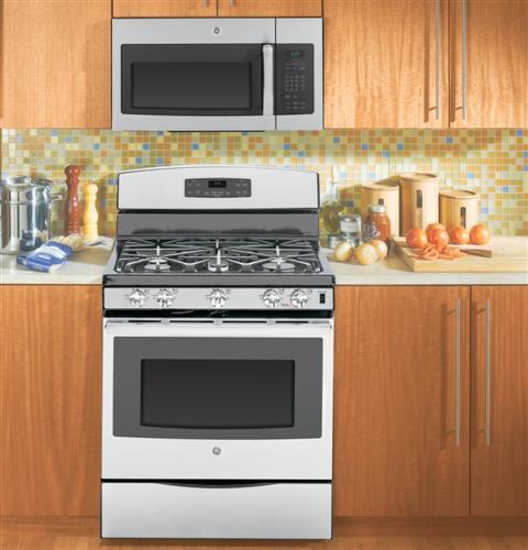 GE® 30" Free-Standing Gas Convection Range