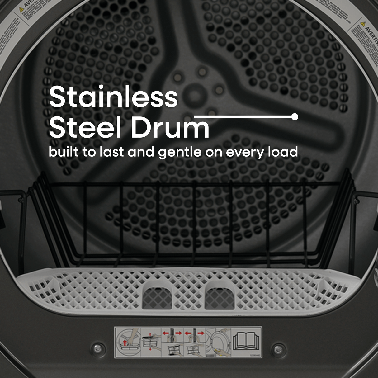 Element 4.0 cu. ft. Front Load Electric Dryer - Gray, ENERGY STAR (ECD4224EGG)