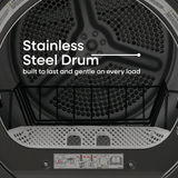 Element 4.0 cu. ft. Front Load Electric Dryer - Gray, ENERGY STAR (ECD4224EGG)