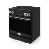 30 Inch Professional Electric Range With Tilt Panel Touch Control In Black/stainless Steel  Gordon Ramsay Series