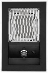 Built-in 700 Series Single Infrared Burner with Matte Black Cover , Propane, Matte/Matt Black
