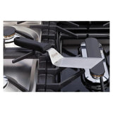 ILVE UPN90FDMPI Nostalgie I 36 inch Dual Fuel Range (Stainless Steel, Brass Trim) (Natural Gas)