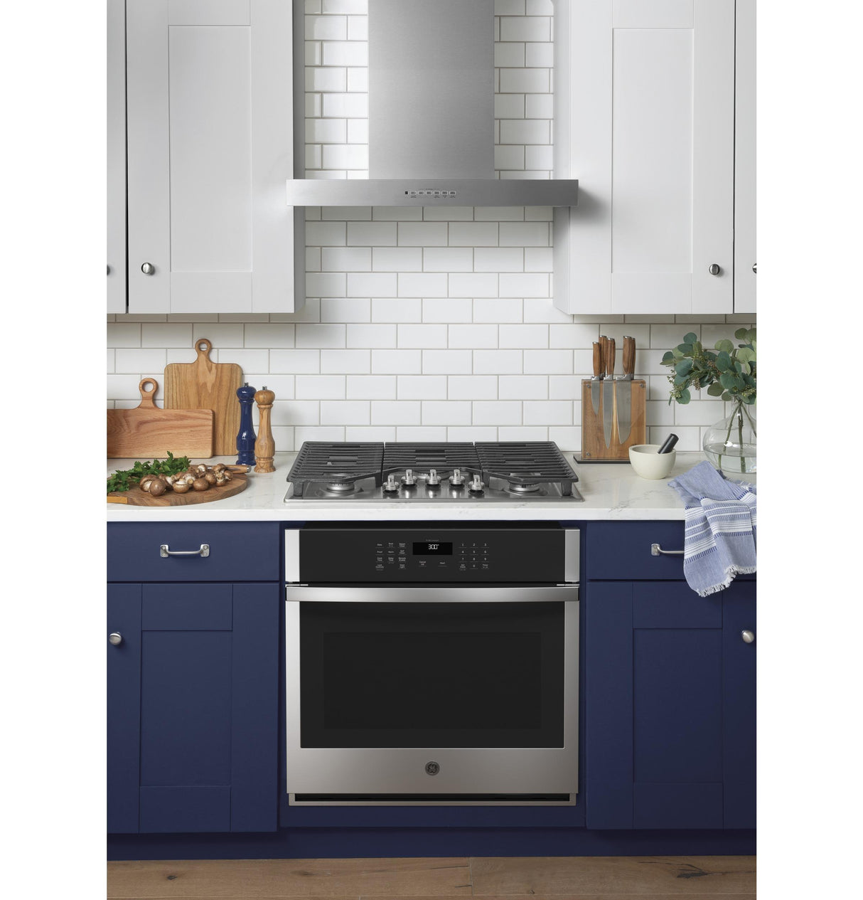 30" Designer Wall Mount Hood w/ Dimmable LED Lighting