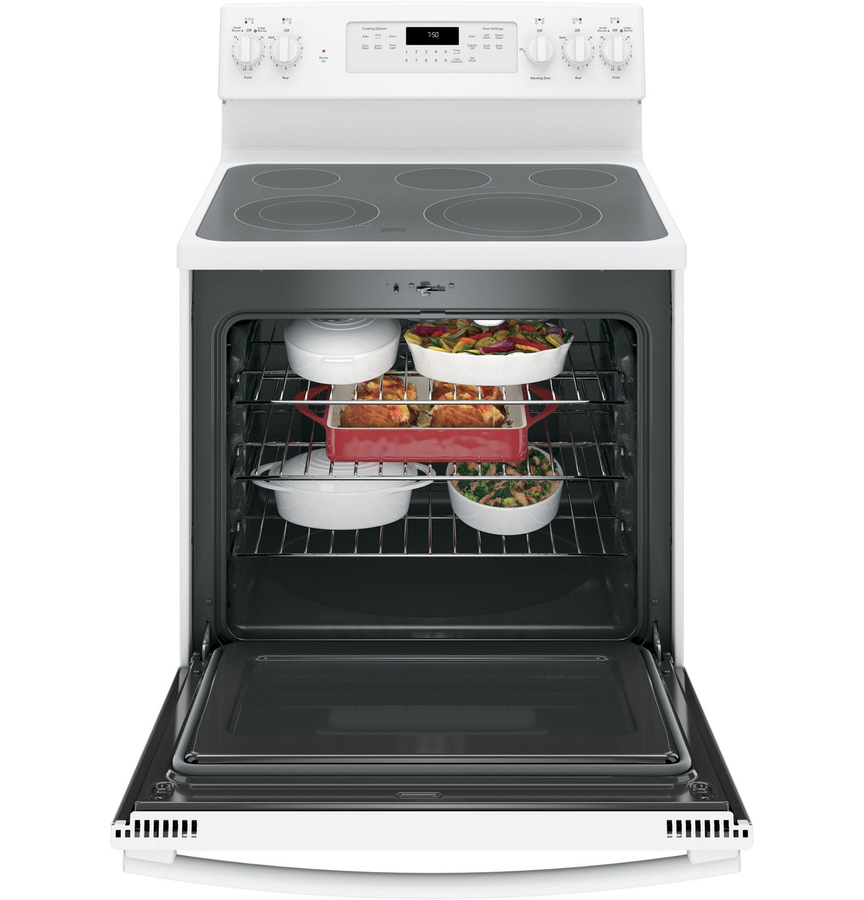 GE® 30" Free-Standing Electric Convection Range