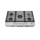 30 Inch Professional Gas Cooktop In Stainless Steel