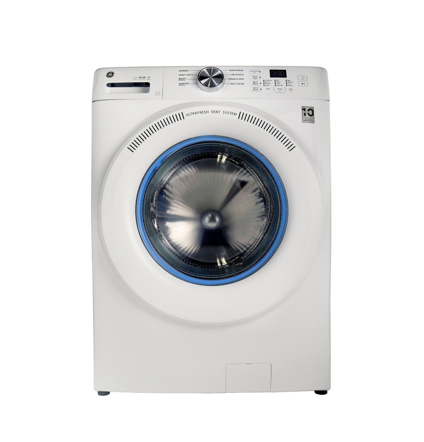 GE® ENERGY STAR® 4.6 cu. ft. Capacity Smart Front Load Washer with UltraFresh Vent System with OdorBlock™