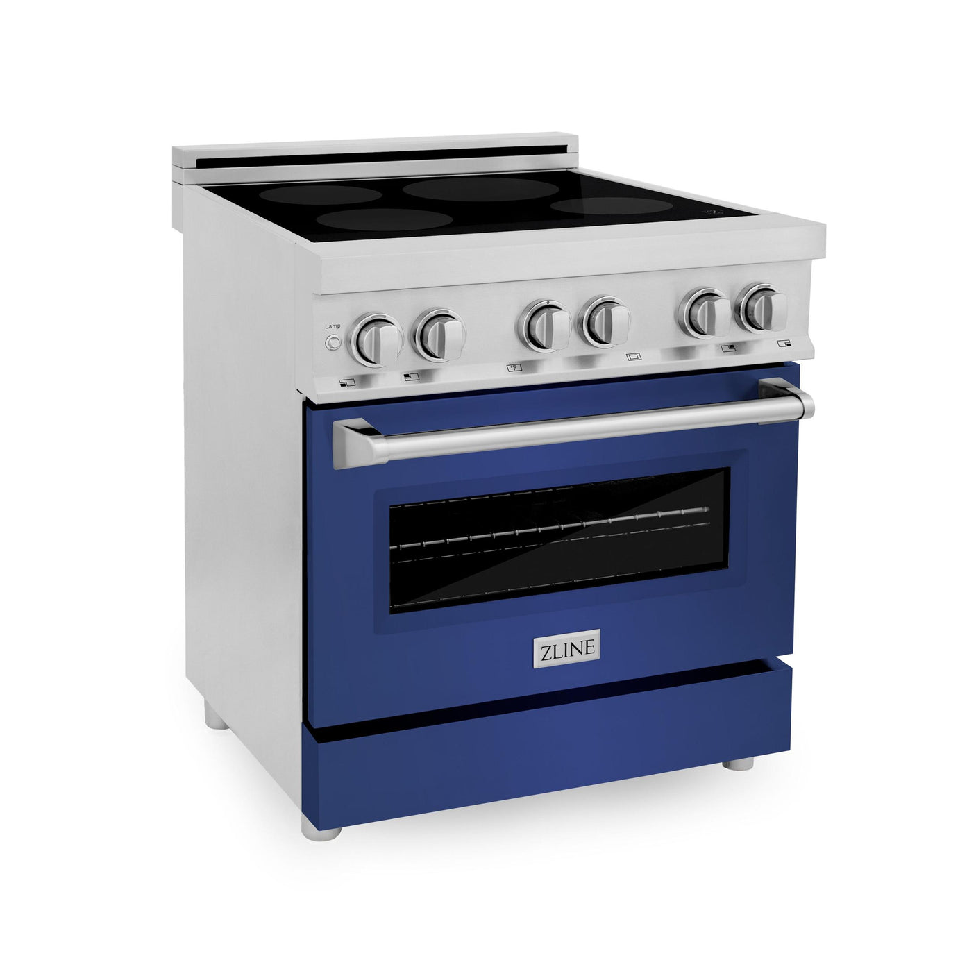 ZLINE 30" 4.0 cu. ft. Induction Range with a 4 Element Stove and Electric Oven in Stainless Steel (RAIND-30) [Color: DuraSnow®]