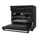 36 Inch Professional Induction Range With Tilt Panel Touch Control In Black  Gordon Ramsay Series