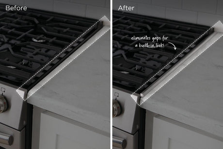 Front Control Gas Range Stainless Steel 4-Piece Trim Kit