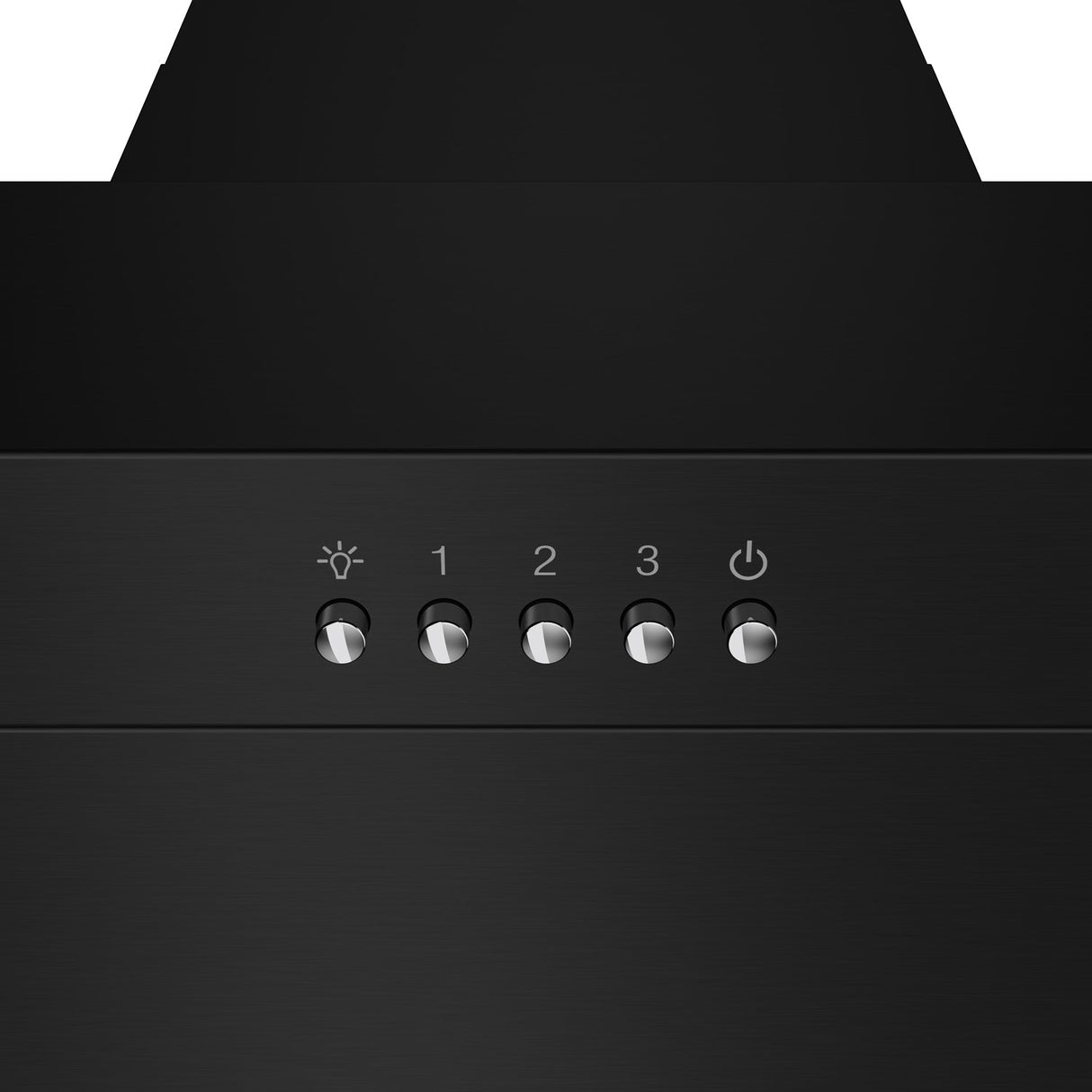 30" Professional Wall Mount Pyramid Range Hood In Black