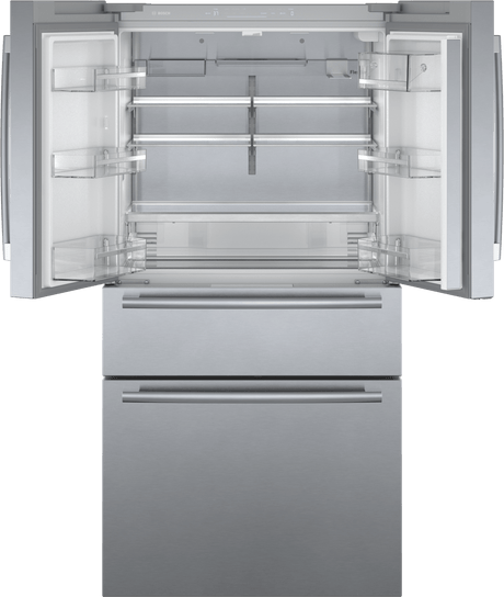 800 Series French Door Bottom Mount Refrigerator 36" Stainless steel (with anti-fingerprint)