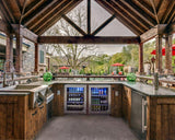 24 Inch Single Tap Overlay Panel Door Right Hinge Undercounter Beverage Dispenser