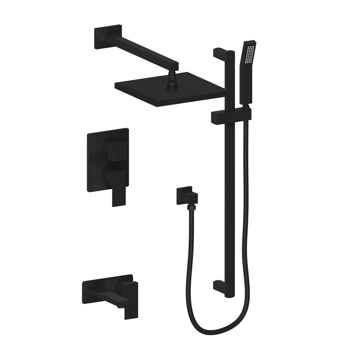 Z Line Shower System ZLINE KITCHEN AND BATH BLSSHS16MB ZLINE Bliss Rainfall Shower System ...
