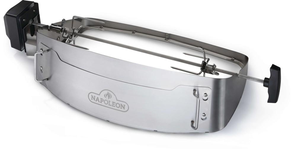 Heavy Duty Rotisserie and Shroud for PRO/TravelQ? 285 Portable Grill Models