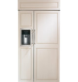 Monogram 42" Smart Built-In Side-by-Side Refrigerator with Dispenser
