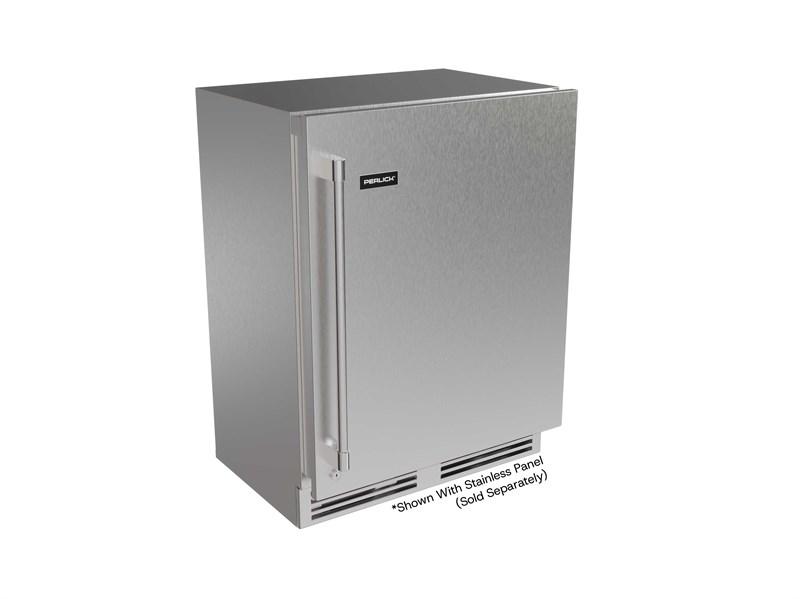 G5 Luxe Shallow Depth- ADA 24" Refrigerator, Solid Door- Factory Right (Adjustable) Hinge - Indoor/Outdoor Rated