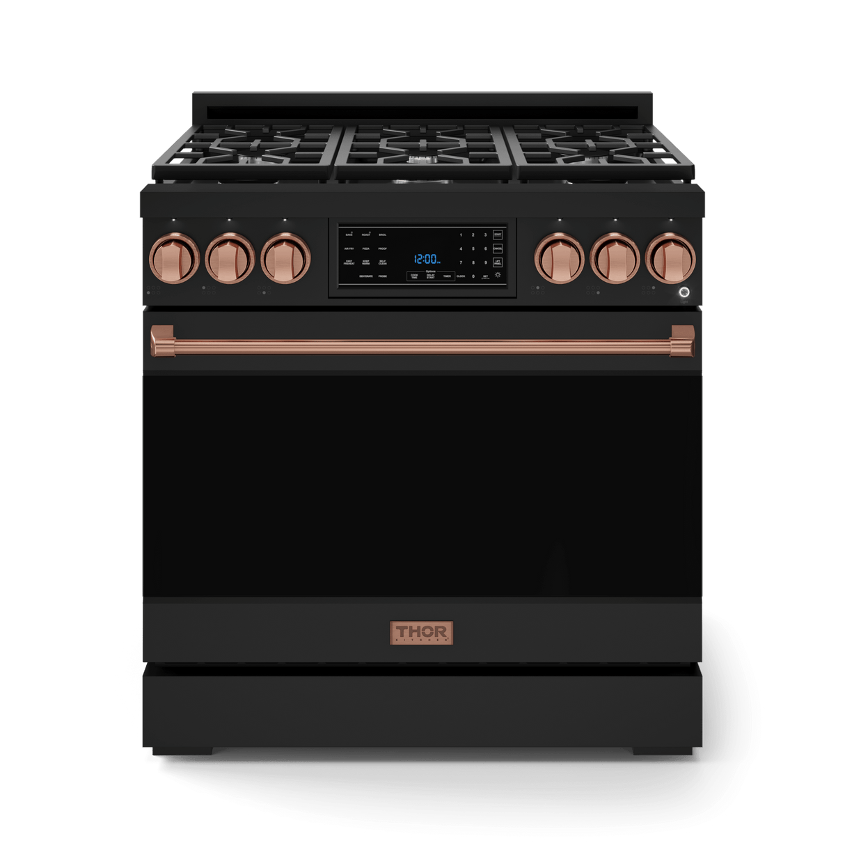 36 Inch Professional Lp Range With Tilt Panel Touch Control In Black/rose Gold  Gordon Ramsay Series