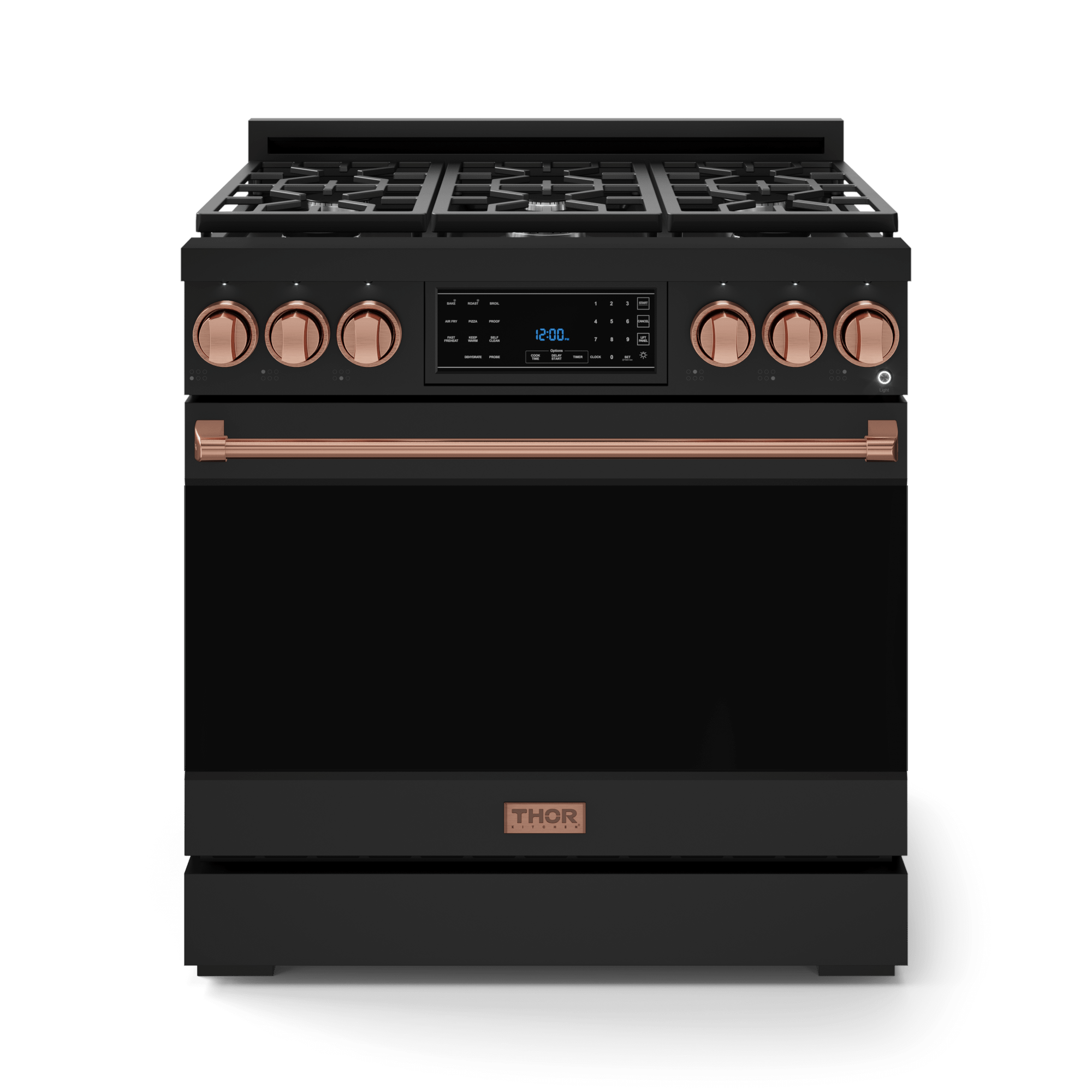 36 Inch Professional Lp Range With Tilt Panel Touch Control In Black/rose Gold  Gordon Ramsay Series