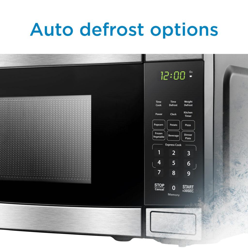 Danby 0.7 cu. ft. Countertop Microwave in Black and Stainless Steel