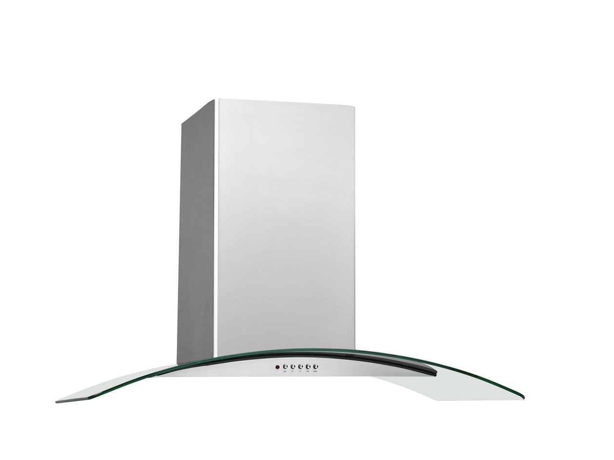 42" Glass Canopy Island Hood