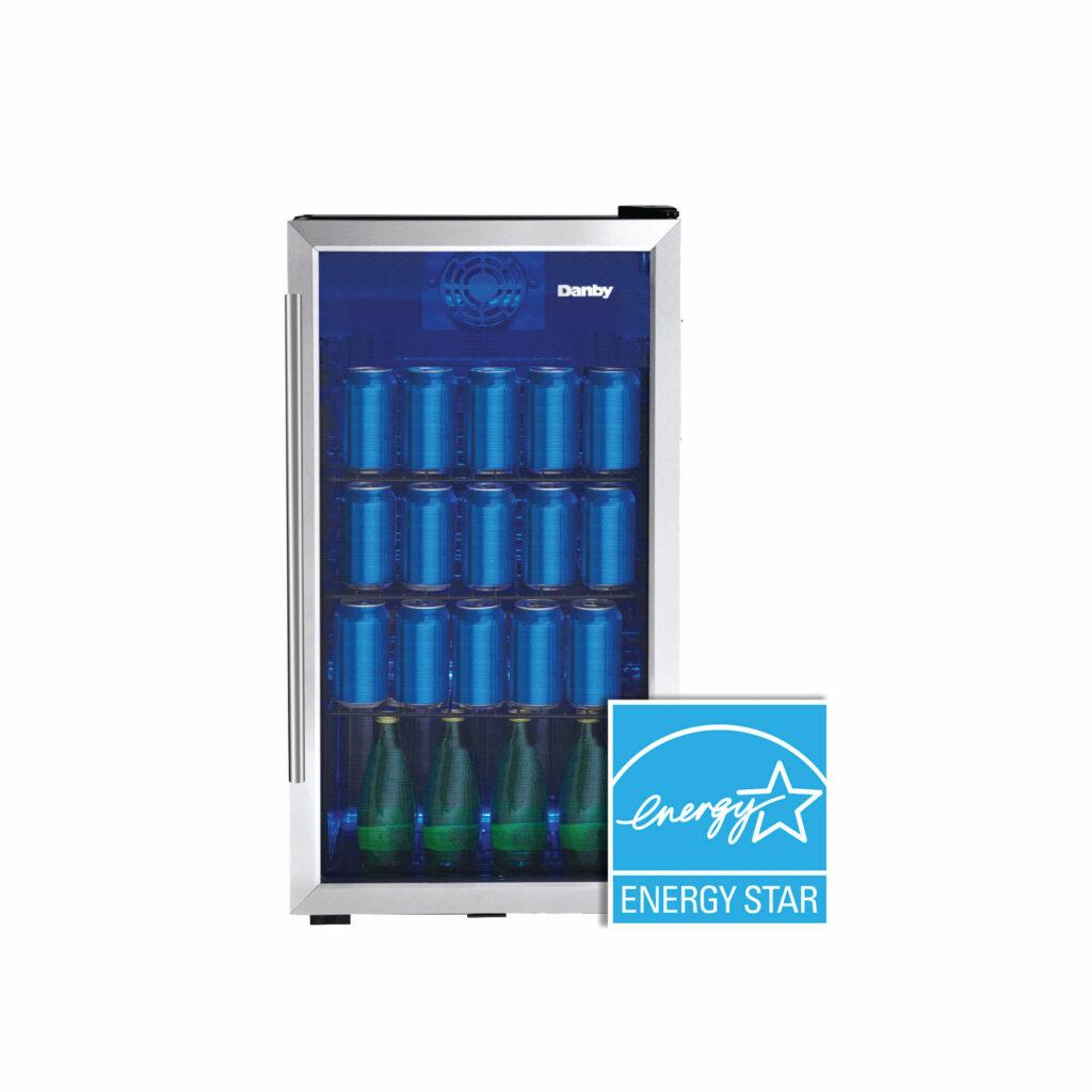 Danby 3.1 cu. ft. Free-Standing Beverage Center in Stainless Steel