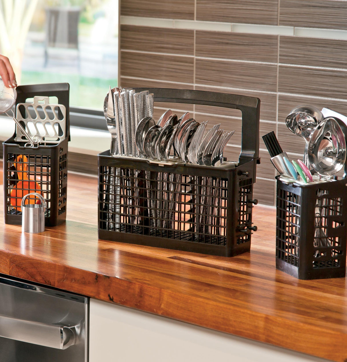 GE Profile™ Stainless Steel Interior Dishwasher with Hidden Controls