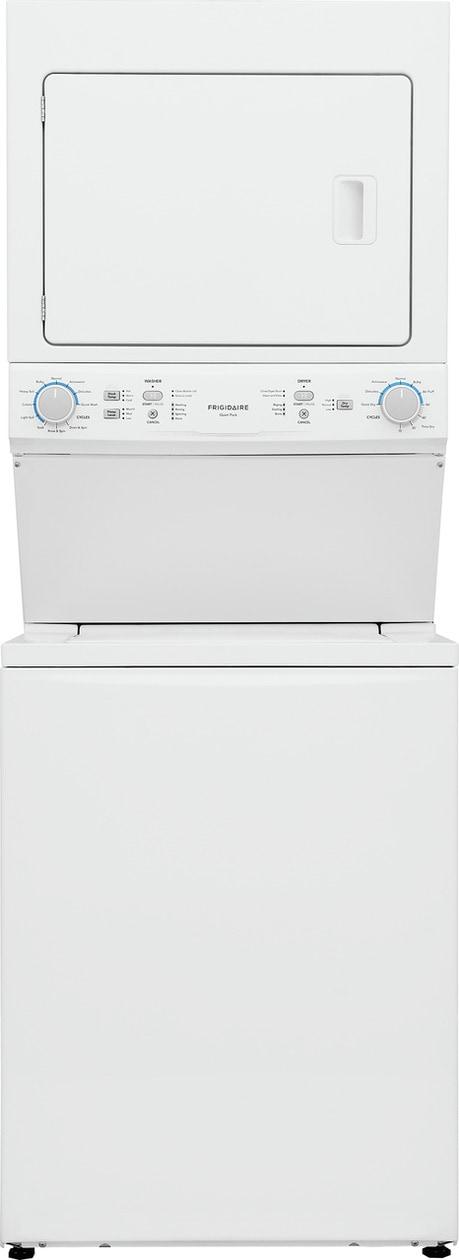Electric Long Vent Stacked Laundry Center - 3.9 Cu. Ft Washer and 5.5 Cu. Ft. Dryer
