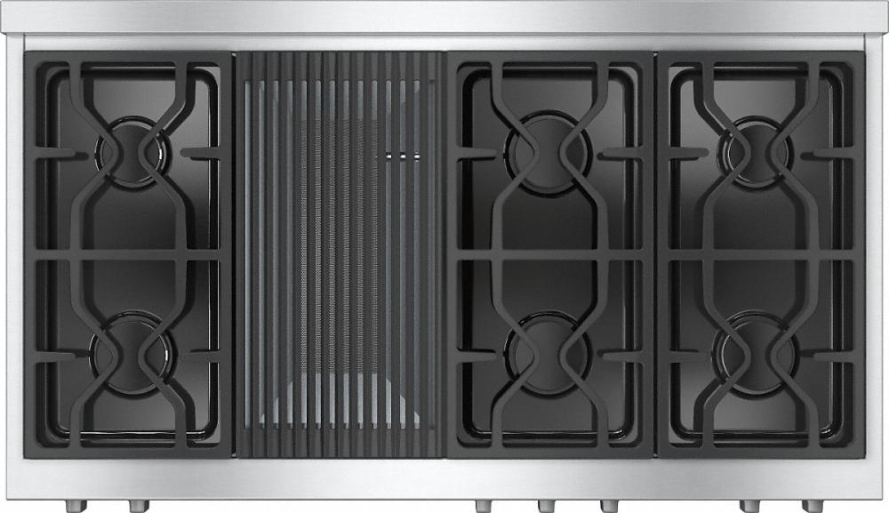KMR 1355 G RangeTop with 6 burners and grill for versatility and performance