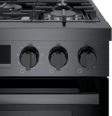 800 Series Dual Fuel Freestanding Range 30" Black Stainless Steel
