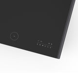 Forno Evoluto Tavolo 51-Inch Black Smart Coffee Table - Dual Refrigerator Drawers, Bluetooth 5.0 Audio, Wireless Charging & RGB Ambient Light