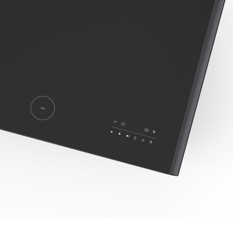 Forno Evoluto Tavolo 51-Inch Black Smart Coffee Table - Dual Refrigerator Drawers, Bluetooth 5.0 Audio, Wireless Charging & RGB Ambient Light