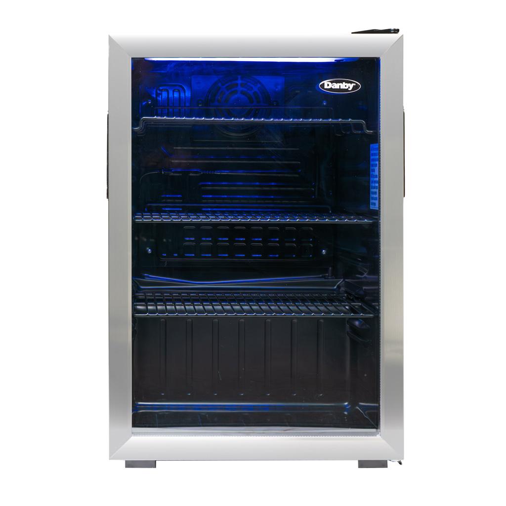 Danby 2.6 cu. ft. Free-Standing Beverage Center in Stainless Steel