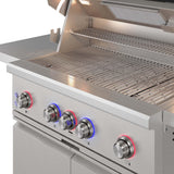 36-inch 4 Burners Built In Gas Grill On Cart With Sear/rear Infrared Burner & Rotisserie Natural Gas