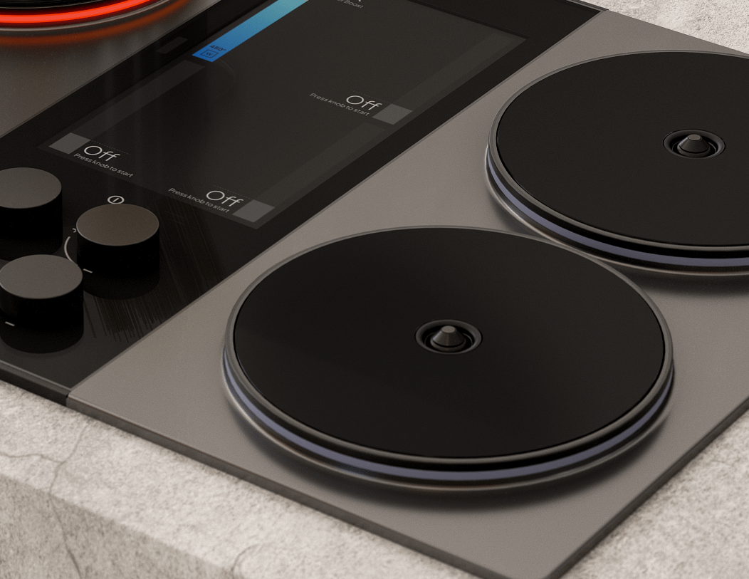 HyperCore Induction Cooktop, 36in, Charcoal, Requires Battery