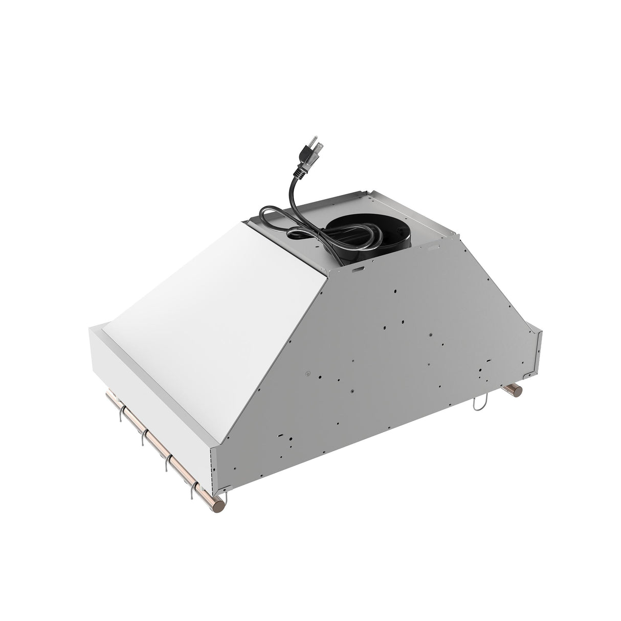 Forno Venezia 30 Inch Wall-Mounted Range Hood in White with Touch Controls and Baffle Filters