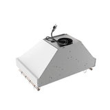 Forno Venezia 30 Inch Wall-Mounted Range Hood in White with Touch Controls and Baffle Filters
