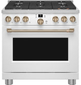 Café™ 36" Smart All-Gas Commercial-Style Range with 6 Burners (Natural Gas)