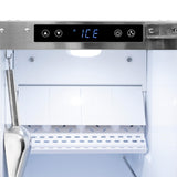 ZLINE 15 in. Touchstone Gourmet Ice Maker with Drain Pump and Black Stainless Steel Door (IGMD-BS-15)