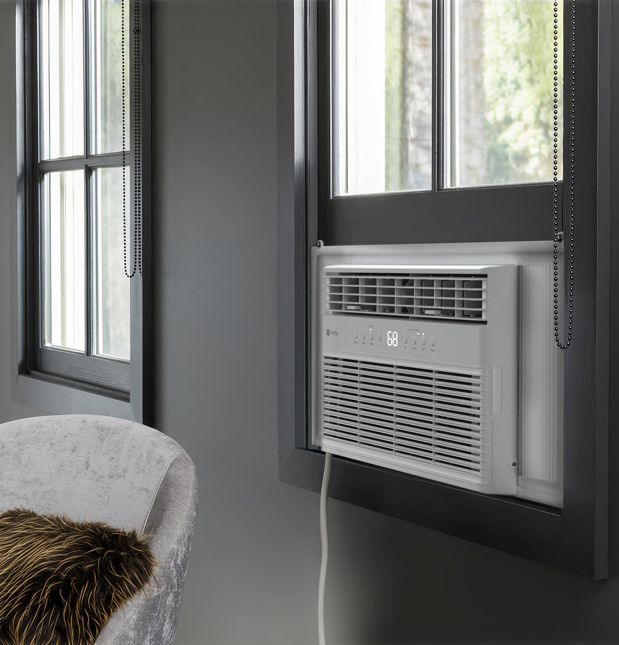 GE Profile™ 8,000 BTU Inverter Smart Ultra Quiet Window Air Conditioner for Medium Rooms up to 350 sq. ft.