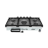 30 Inch Professional Gas Cooktop In Stainless Steel