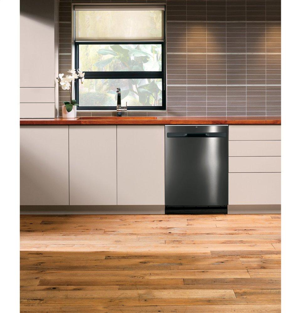 GE® Stainless Steel Interior Dishwasher with Hidden Controls
