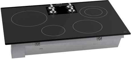500 Series, 30" KNOB CNT, 4 ELEMENT, ELEC. C-TOP BLACK