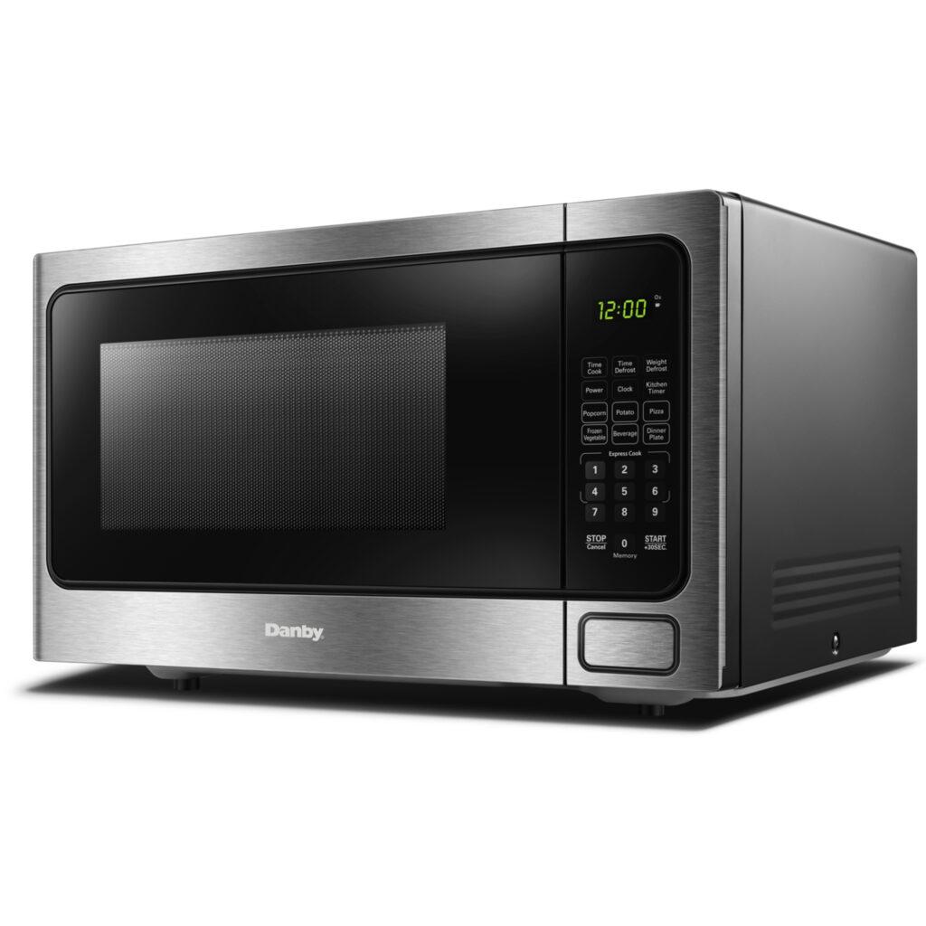 Danby Designer 1.1 cu. ft. Countertop Microwave in Stainless Steel