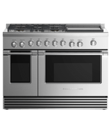 Gas Range, 48", 5 Burners with Griddle