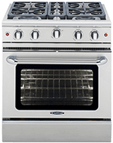 Precision 30" Gas Manual Clean Range